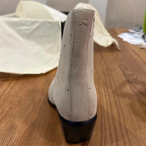 RAG & BONE Suede Joni Zip Studded Booties - Picture 10 of 16
